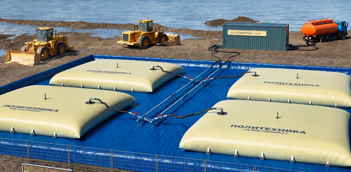 Мобильная нефтебаза на основе резервуаров ПЭР-Н для инфраструктуры порта