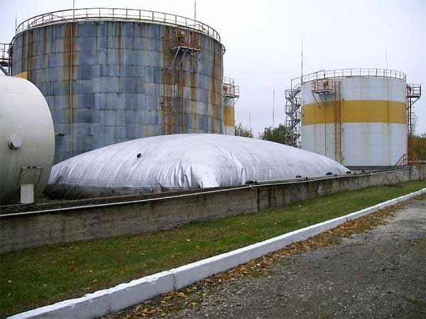 Мобильные полимерные газгольдеры